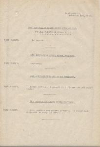2nd Light Horse Brigade Daily Reports, 3 February 1918 s