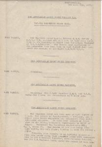 2nd Light Horse Brigade Daily Reports, 4 February 1918, p. 1 s