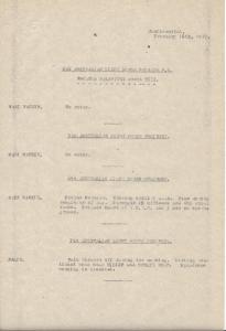 2nd Light Horse Brigade Daily Reports, 10 February 1918 s