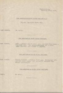 2nd Light Horse Brigade Daily Reports, 24 February 1918