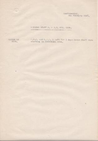 Anzac MD Daily Intelligence Report, 4 February 1918 