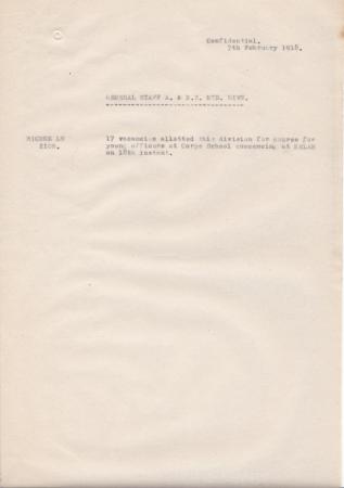 Anzac MD Daily Intelligence Report, 7 February 1918 