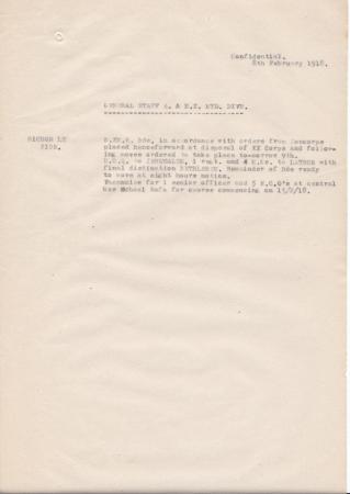 Anzac MD Daily Intelligence Report, 8 February 1918 