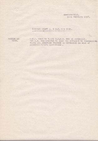 Anzac MD Daily Intelligence Report, 11 February 1918 s