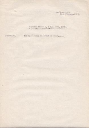 Anzac MD Daily Intelligence Report, 20 February 1918 s