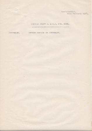 Anzac MD Daily Intelligence Report, 24 February 1918 