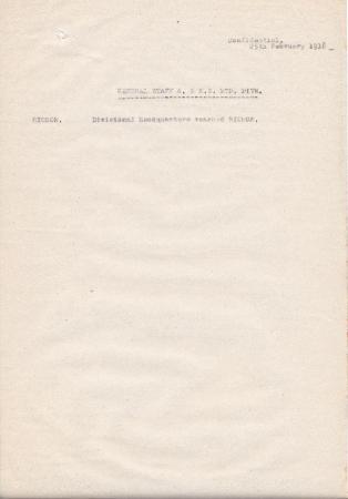 Anzac MD Daily Intelligence Report, 25 February 1918 s