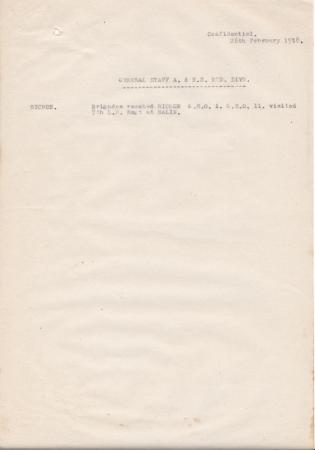 Anzac MD Daily Intelligence Report, 26 February 1918 