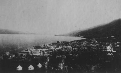 General view of Tiberius looking from the fortress. Palestine