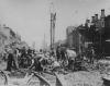 Laying Tram Tracks on King William Street just south of North Terrace, 1910