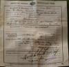 Discharge Certificate for Private William Ernest GREEN, 3rd Light Horse Field Ambulance, 18 February 1915