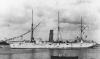 HMS Ganges at anchor in Victoria, British Columbia