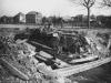 The destroyed Pronne bridge, 1918