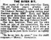 THE BITER BIT