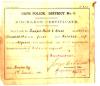 Discharge Paper, Cape Police, Frederick Charles CLOSE, 1 June 1899, Obverse