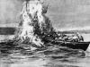 The Sydney Harbour mine explosion moment sketched as it happened, 3 April 1891