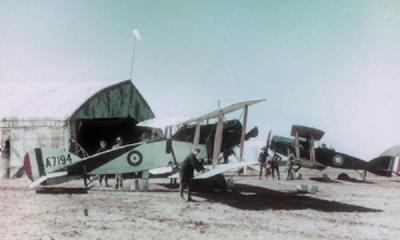 The Bristol Fighter, No. A7194 usually flown by Lieutenant Frederick HANCOCK