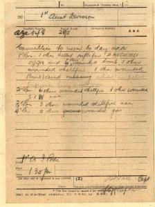 AWM4-23-1-34part2: Casualty Report, 1st Infantry Brigade, 27-28 May 1918