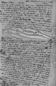 POW Interview of Allen, Ottoman Script