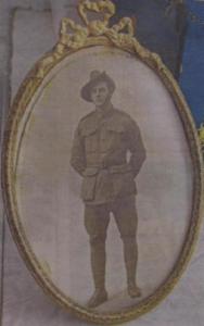 Mystery Australian Soldier in Iceland, photoframe