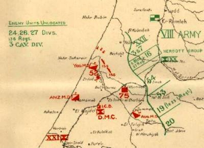 EEF Map, 2am, 13 November 1917