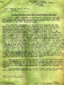 1709 Private Richard MELLOR, 1st Light Horse Regiment, 11th Reinforcements, Service File, p. 62