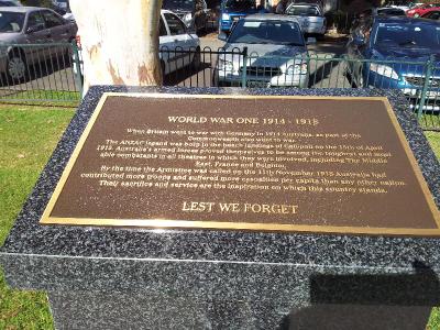 Great War Plaque