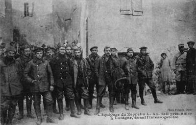 Zeppelin L45 Crew Prisoners in France, 20 October 1917. 