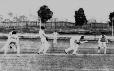 KS Duleepsinhji (Eng) bowled by A Richardson