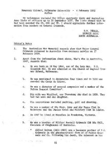 Harold William Grimwade Biography, p. 81.