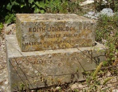 Edith JOHNCOCK's grave at Nazareth