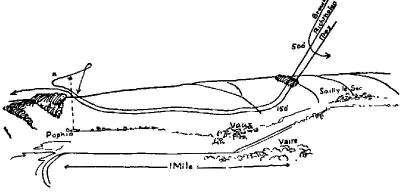 Map 2 of Richthofen combat, 21 April 1918