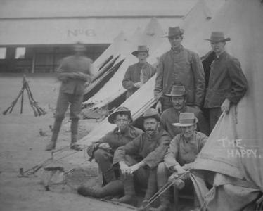 At Seymour Camp, Letter from Syd to Mother, 14 November 1916, Post Card Obverse, Enlarged Section 3