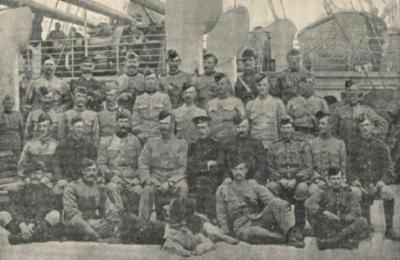 Officers on the SS Medic