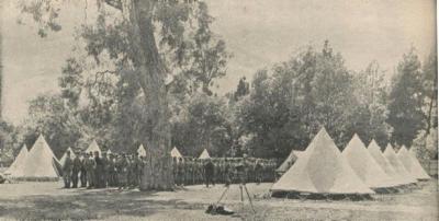 At the camp in Adelaide