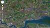 Laindon Hill looking to Southend using Google Earth