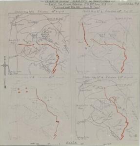 Action Maps around Hill 60, August 1915