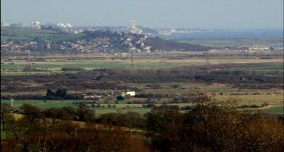 Laindon Hill looking to Southend