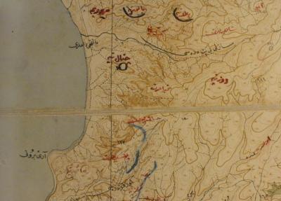 Turkish Officer's Map of Allied and Turkish positions, May 1915, highlighting North Anzac