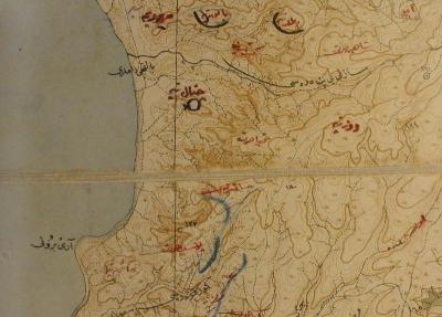 Turkish Officer's Map of Allied and Turkish positions, May 1915, highlighting North Anzac s
