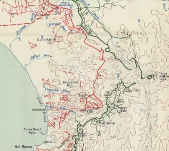 Gallipoli Trench Map, October 1916 s