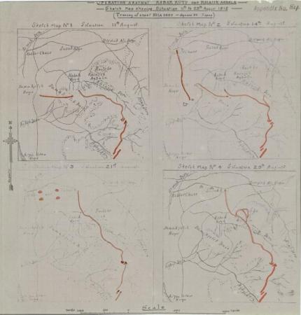 Action Maps around Hill 60, August 1915 s