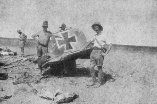 Downed German Aircraft Tail Section
