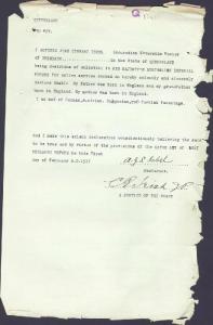 StatutoryDeclaration of British Citizenship