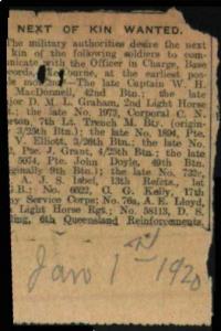 <i>Brisbane Courier</i>, 1 January 1920