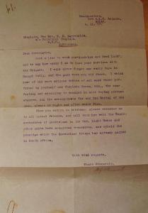 Chauvel's letter to Merrington, 6 November 1915.