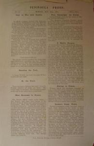 Peninsula Press, 24 May 1915