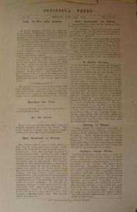 Peninsula Press, 24 May 1915