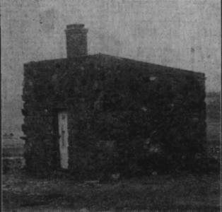 The hut where Thomas Campbell was shot.