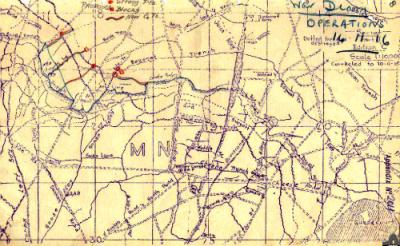 The Battle of Gueudecourt, movements, 14 November 1916